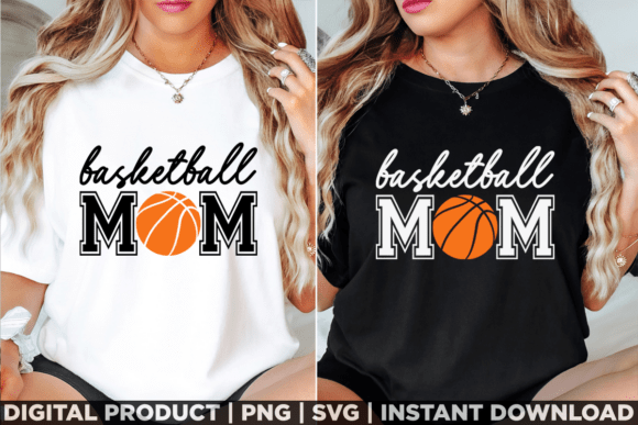 Basketball Mom Sports Mama Shirt Graphics