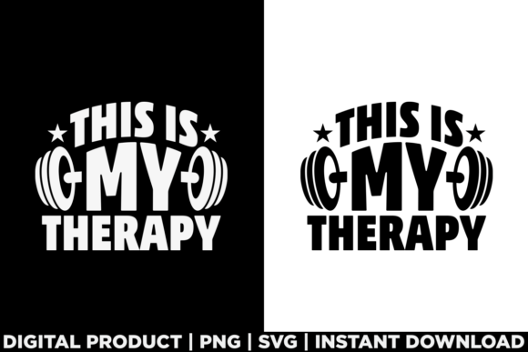 Gym Workout Motivational My Theraphy Graphics