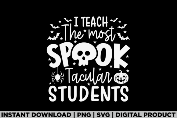 Halloween Teach Spooktacular Student Tee Graphics
