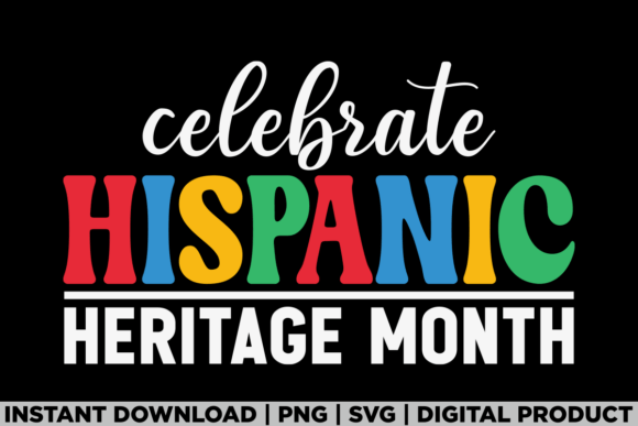 Hispanic Heritage Month Spanish Mexican Graphics