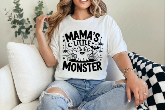 Mama’s Little Monster Halloween SVG PNG