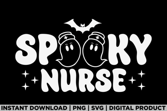 Spooky Nurse Halloween Ghost Funny Shirt Graphics