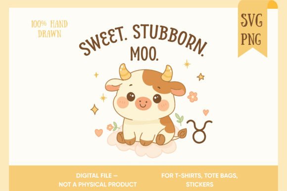 Taurus Sublimation Design – PNG SVG