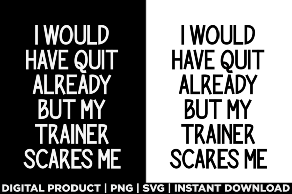 Workout My Trainer Scares Me Funny Women Graphics