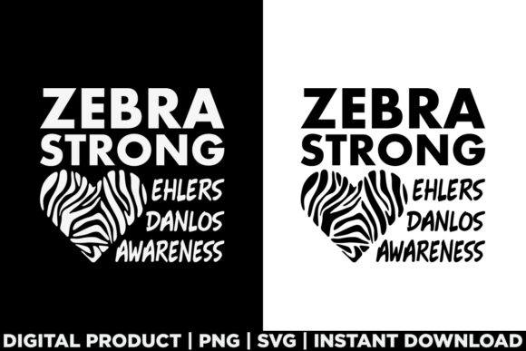Zebra Strong EDS Graphics T-Shirt Designs